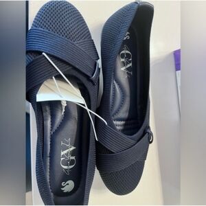 Gloria Vanderbilt DEBBIE Ladies' Flat Navy Blue NEW IN BOX